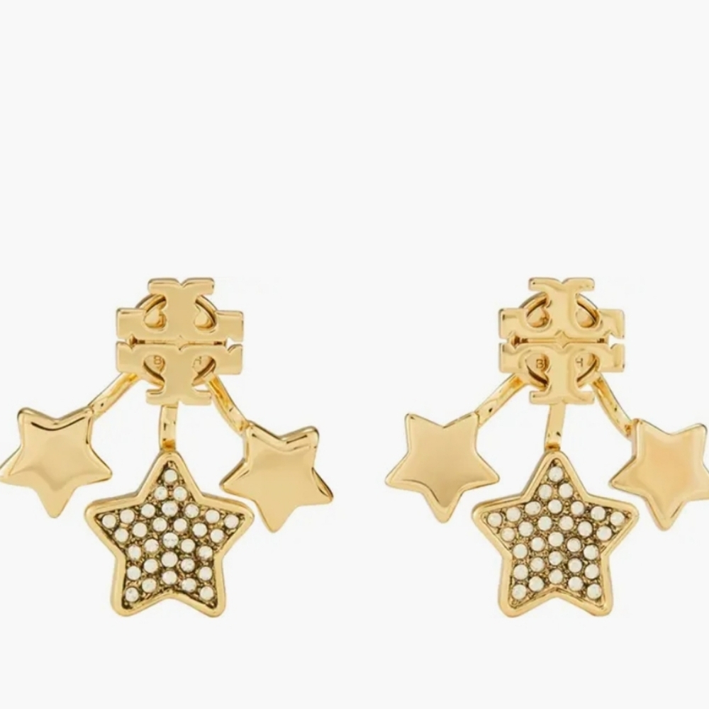 Tory Bruch Kira Shooting Star Front/Back EarringsTory Burch